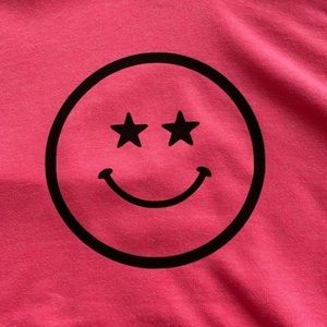 Custom Smiley Face with star eyes hoodie